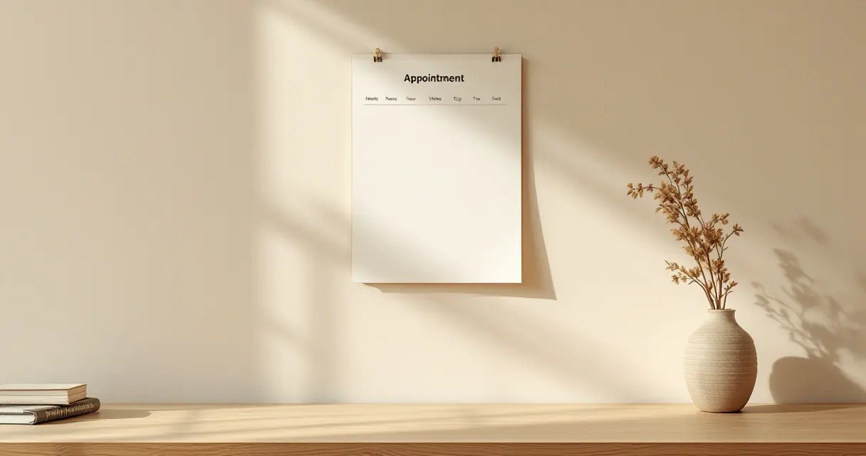 A single weekly appointment held over many months